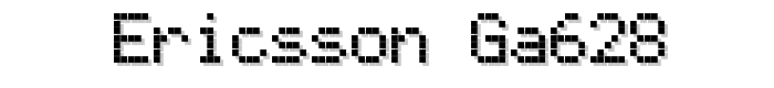 Ericsson GA628 font